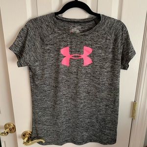 Grey Under Armour Tee